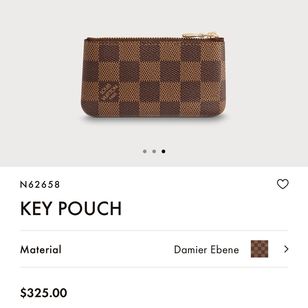 Louis Vuitton Damier Ebene Key Pouch